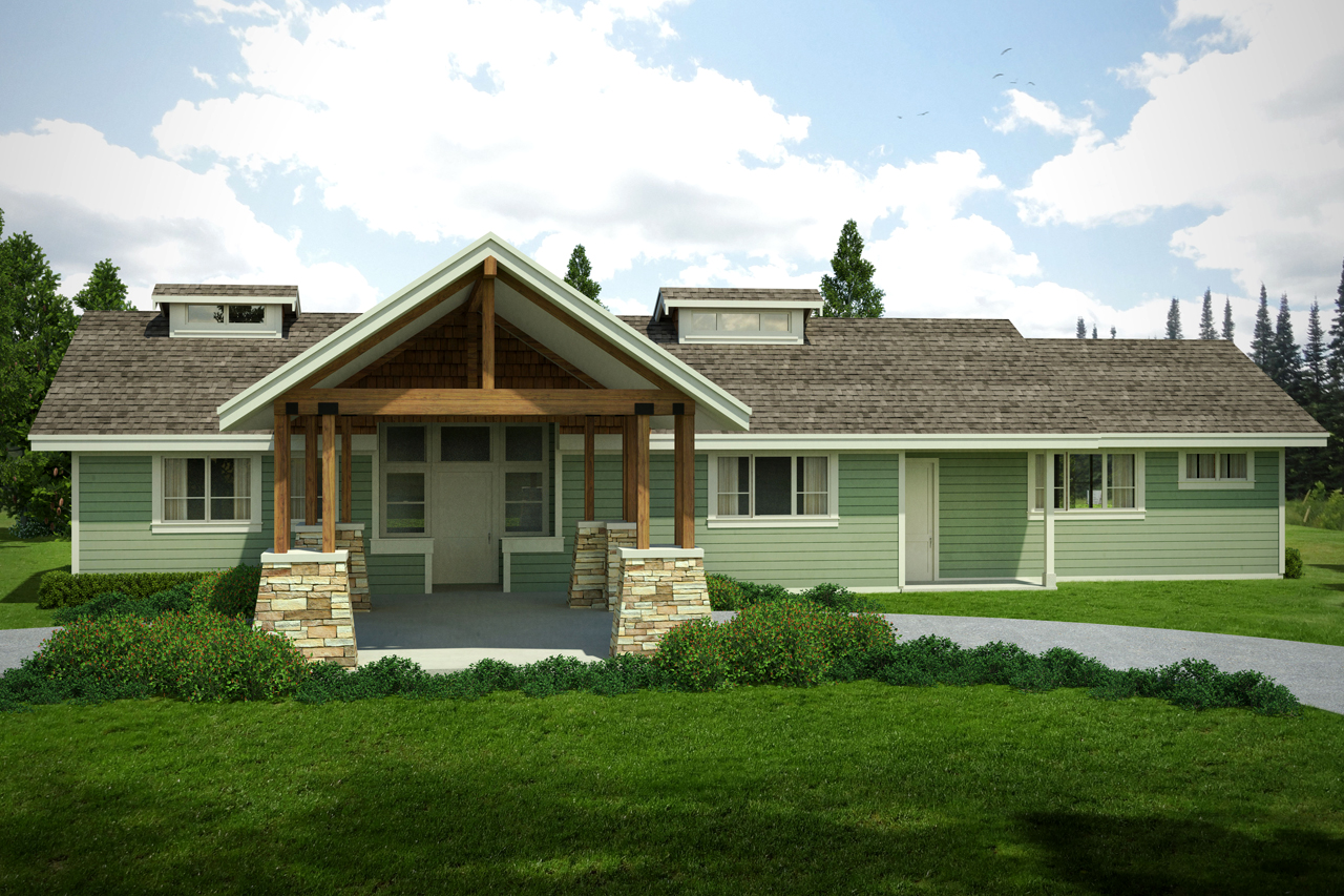Aging In Place, Tetherow 31-019, Ranch House Plans
