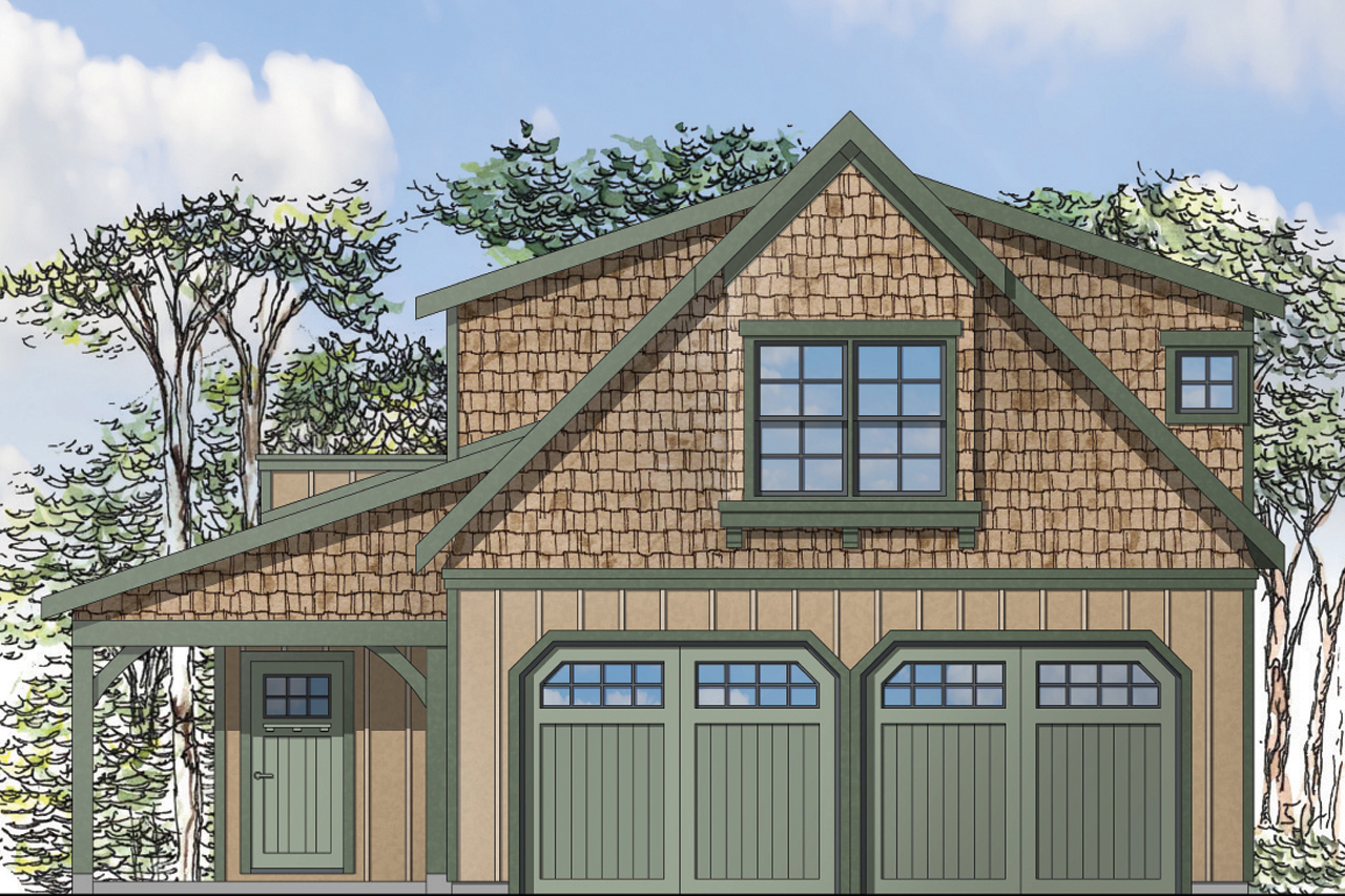 Garage Plans with Apartment, ADU, Granny Flat, Accessory Dwelling Unit, Backyard Cottage