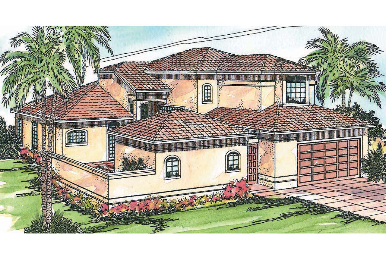 Mediterranean House Plan, Home Plan, Coronado 11-029