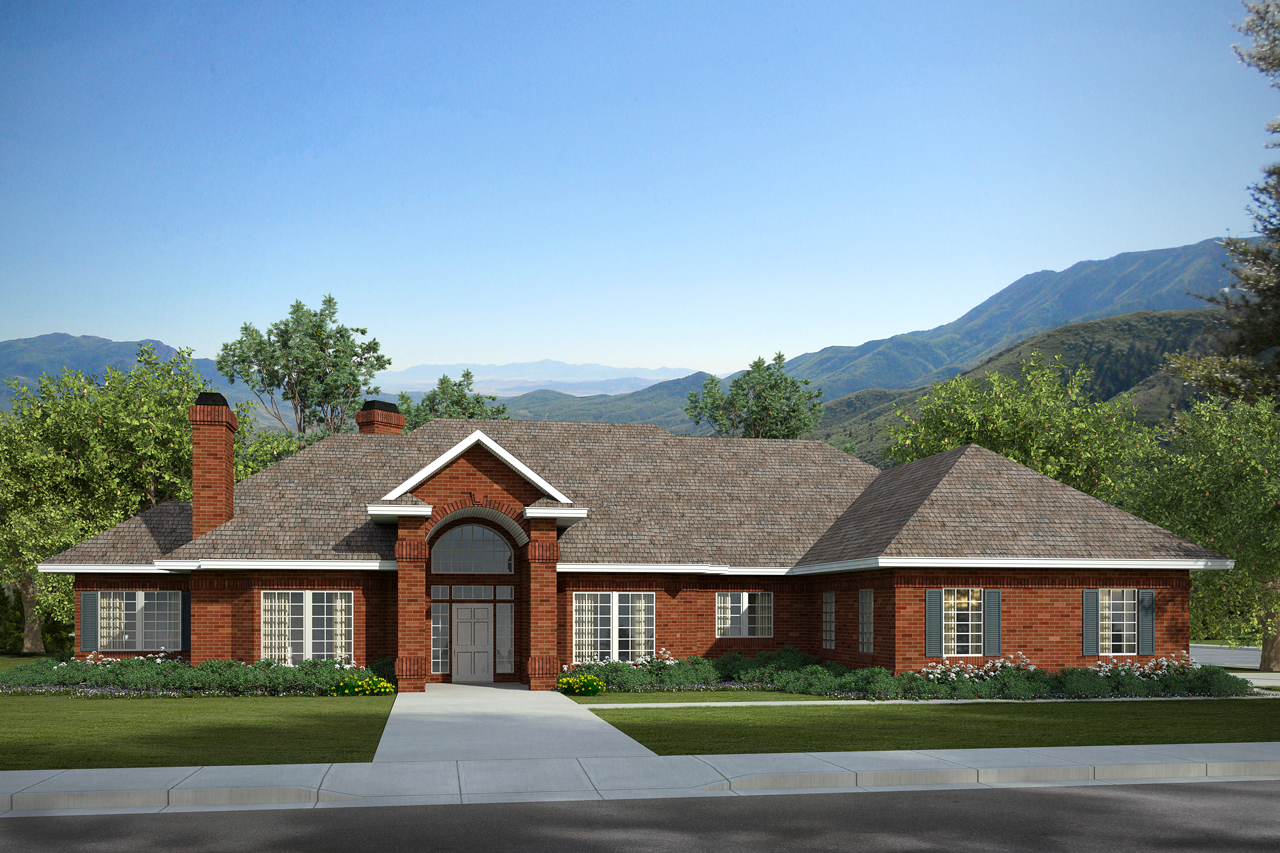 Featured House Plan of the Week, Classic House Plan, Home Plan, Brentwood 30-007