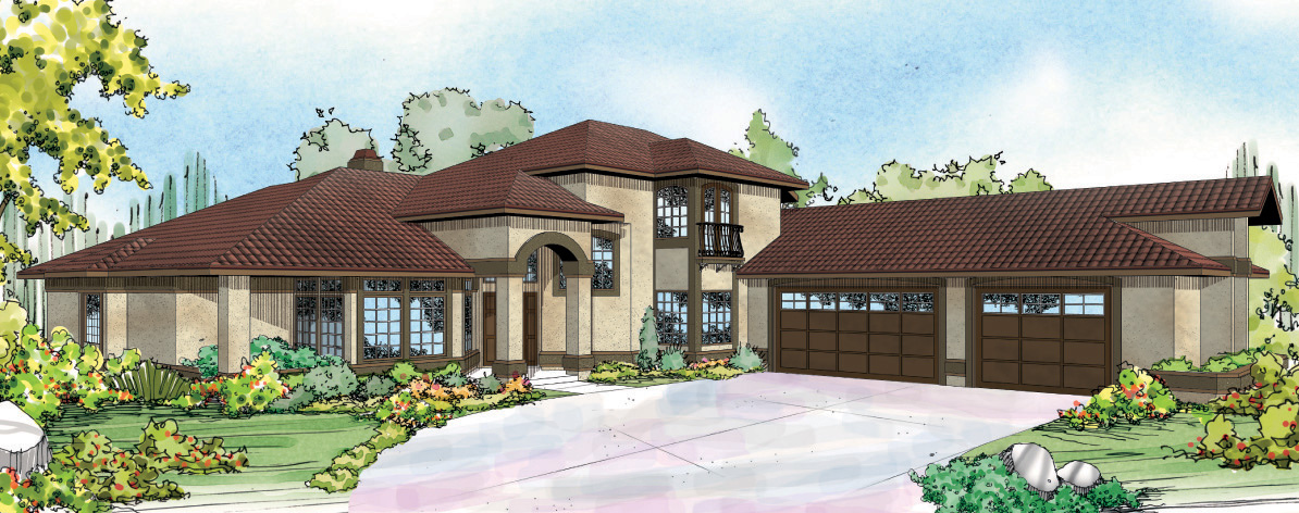 Pasadena 11-140, Mediterranean Home Plan, New House Plan