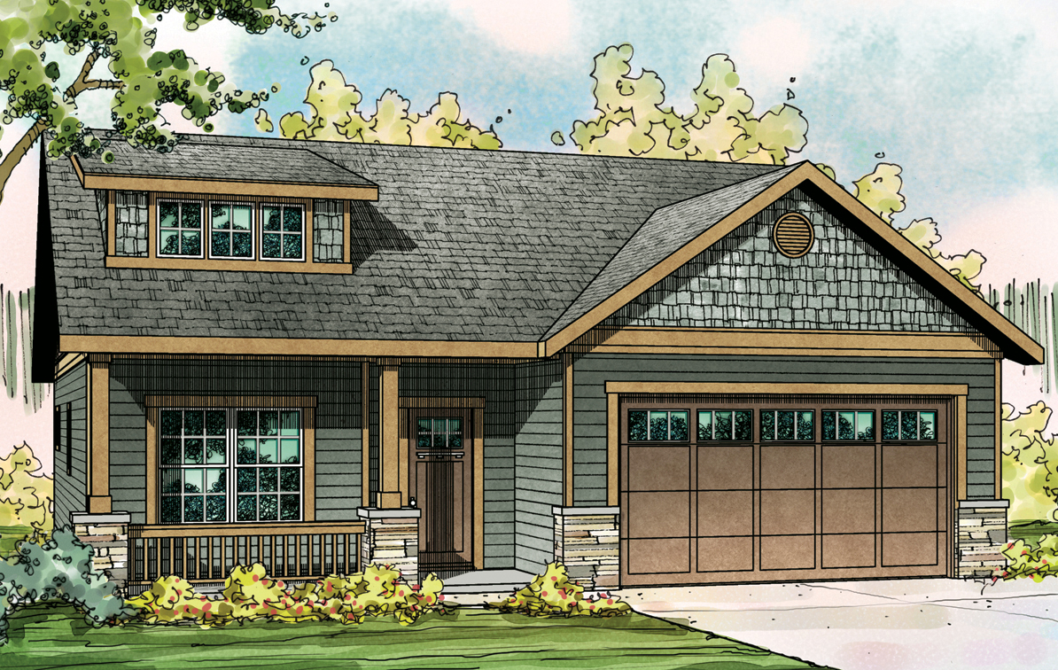 Cedar Ridge 30-855, Craftsman Home Plan