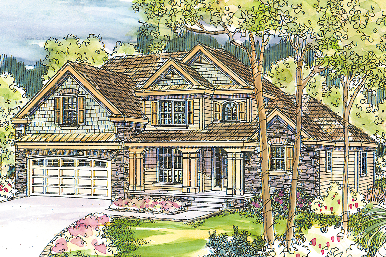 Chateau House Plan, Home Plan, Fitzgerald 30-492