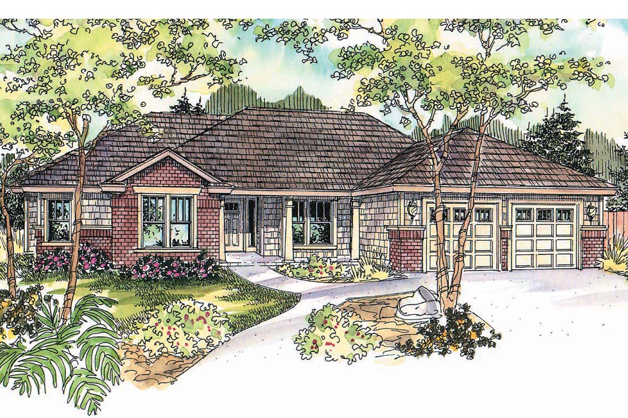 Featured House Plan of the Week, Beaufort 30-630, Ranch Home Plan, Contemporary Floor Plans