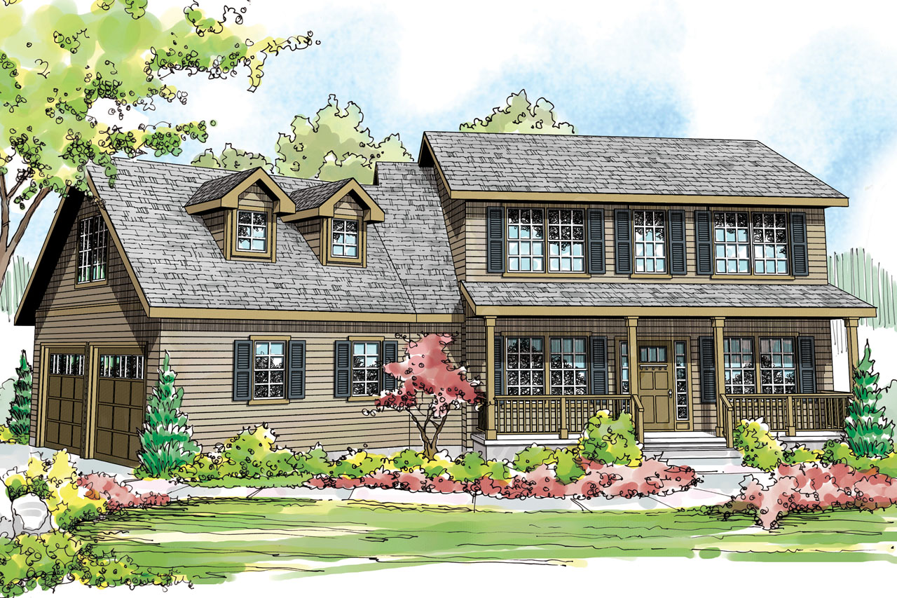 2 Story 3 Bedroom House Plan Alsea 30-756