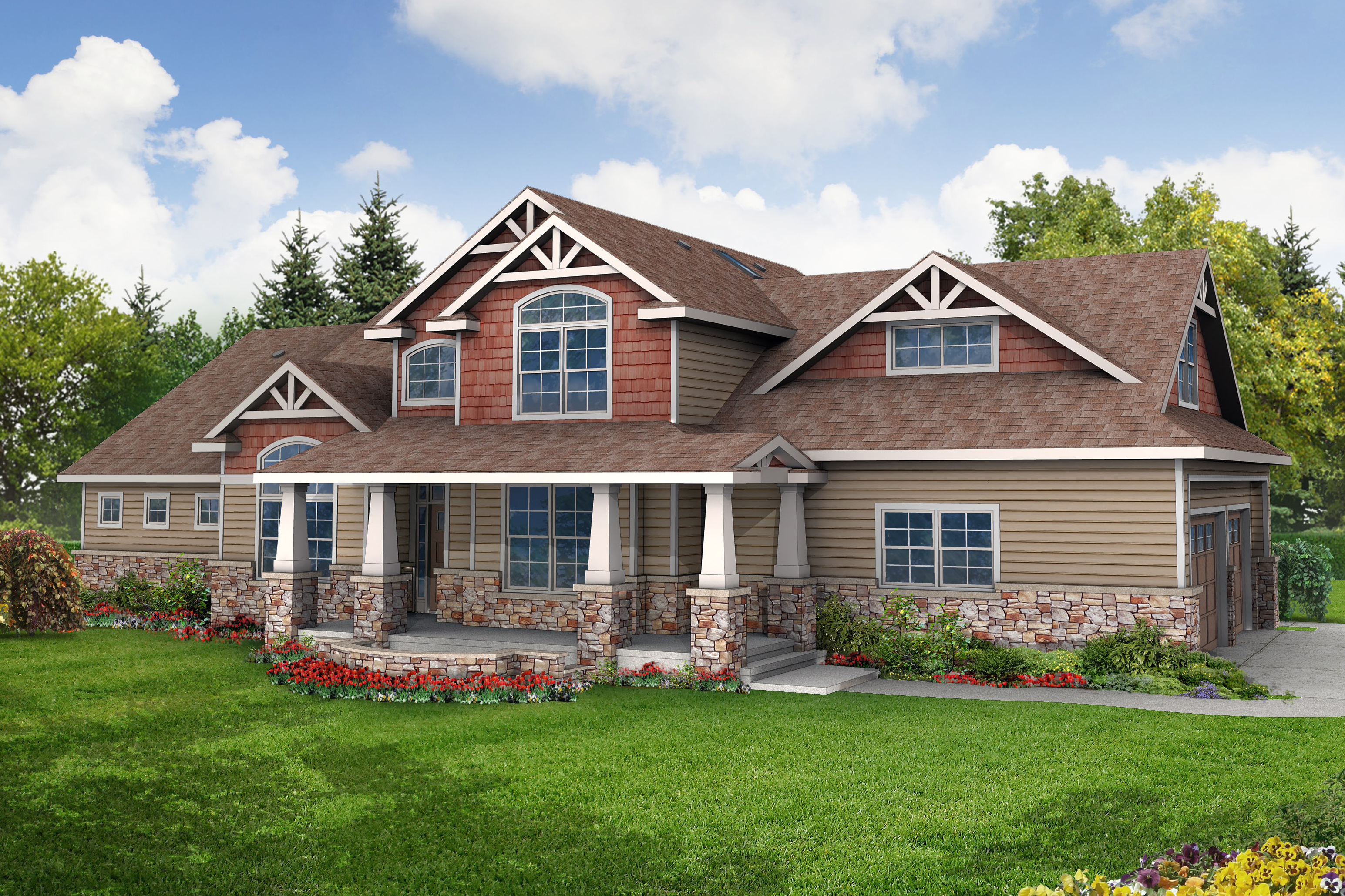 Craftsman House Plan Tillamook 30-519