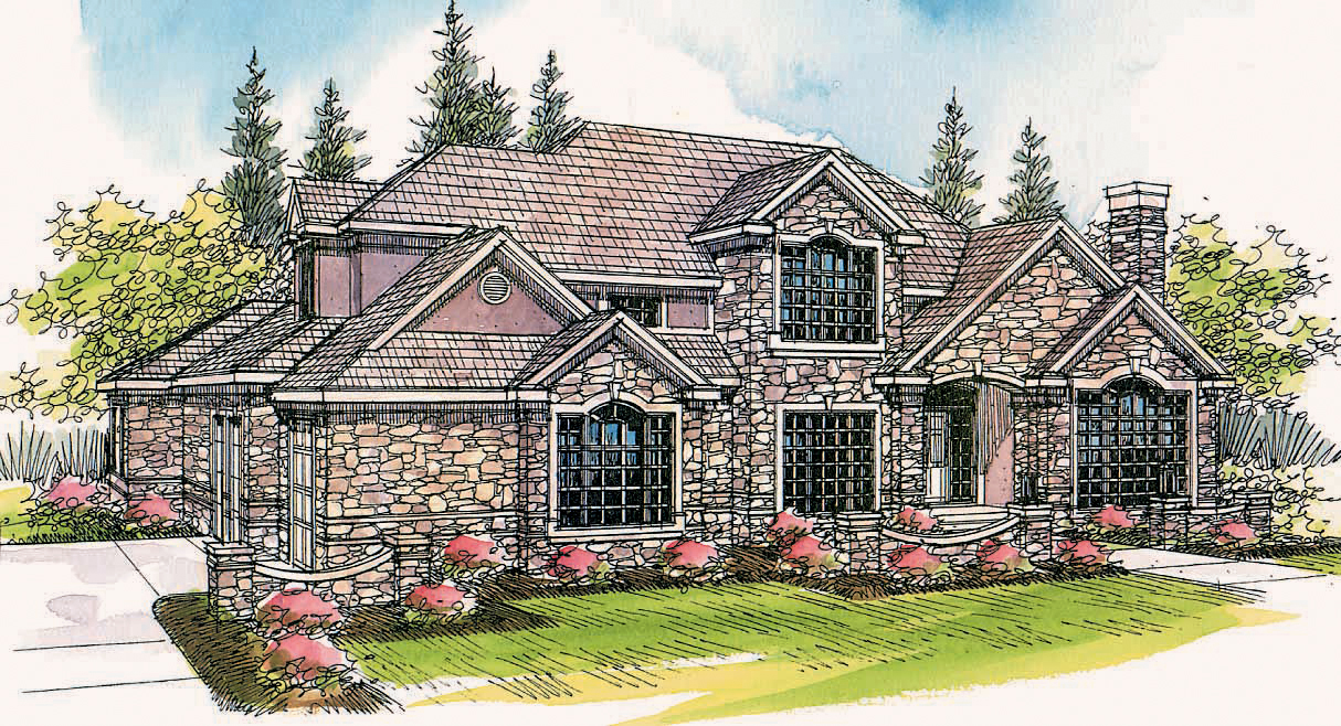 European House Plan Macleod 30-120 European House Plan, Home Plan, Featured House Plan of the Week, MacLeod 30-120