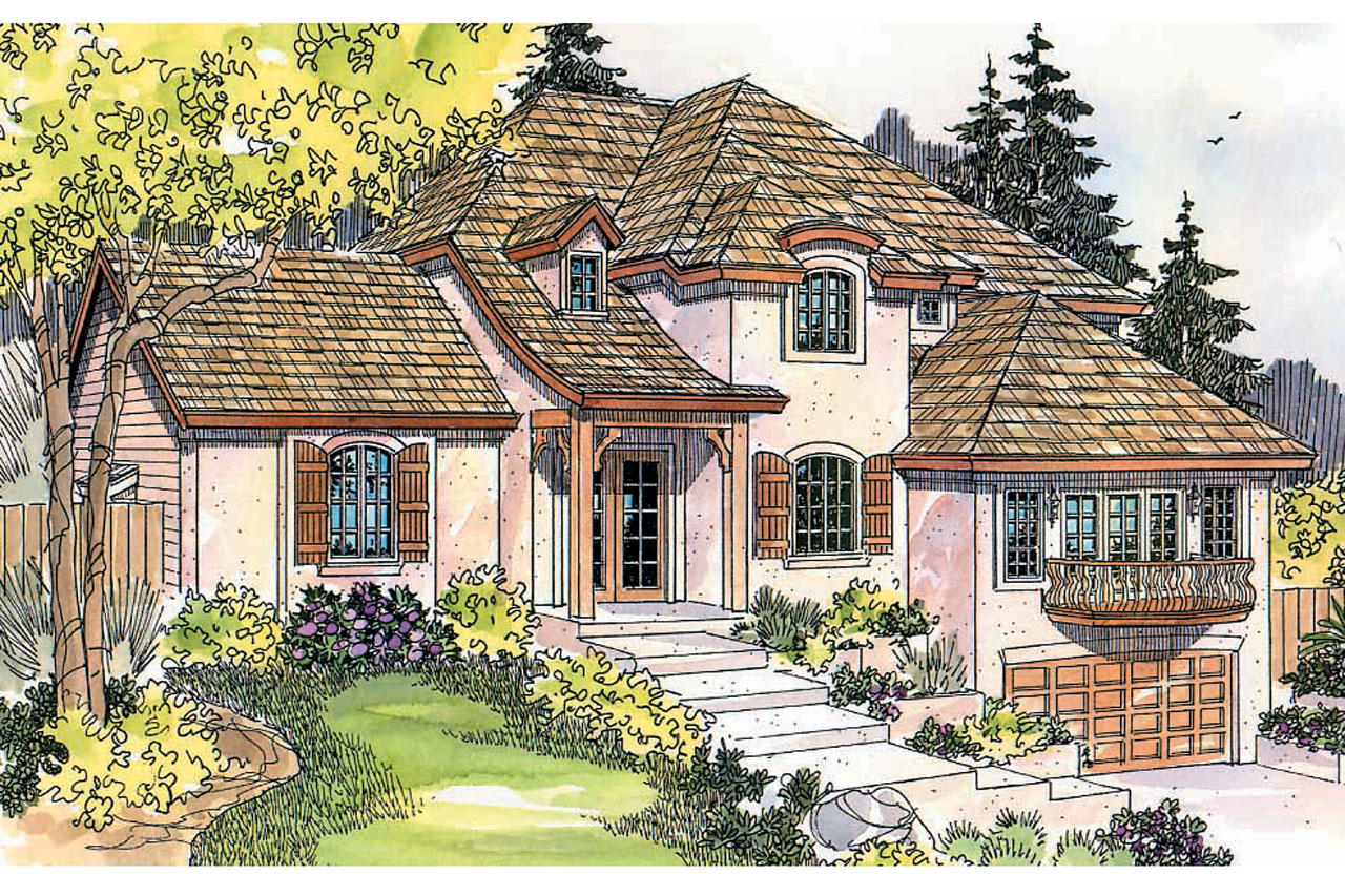 Featured House Plan of the Week, European House Plan, Home Plan, Marseille 30-421