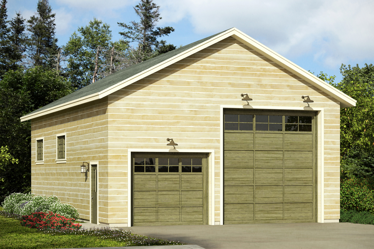 Garage with RV Carport, Garage Plan, RV Parking, Garage Design, Garage 20-093