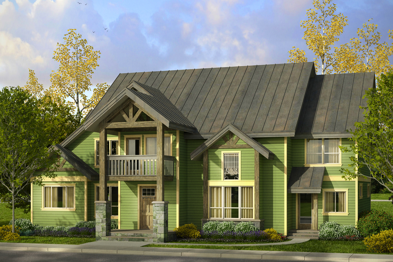 Lodge Style House Plan, New Home Plan, Riverbank 30-999