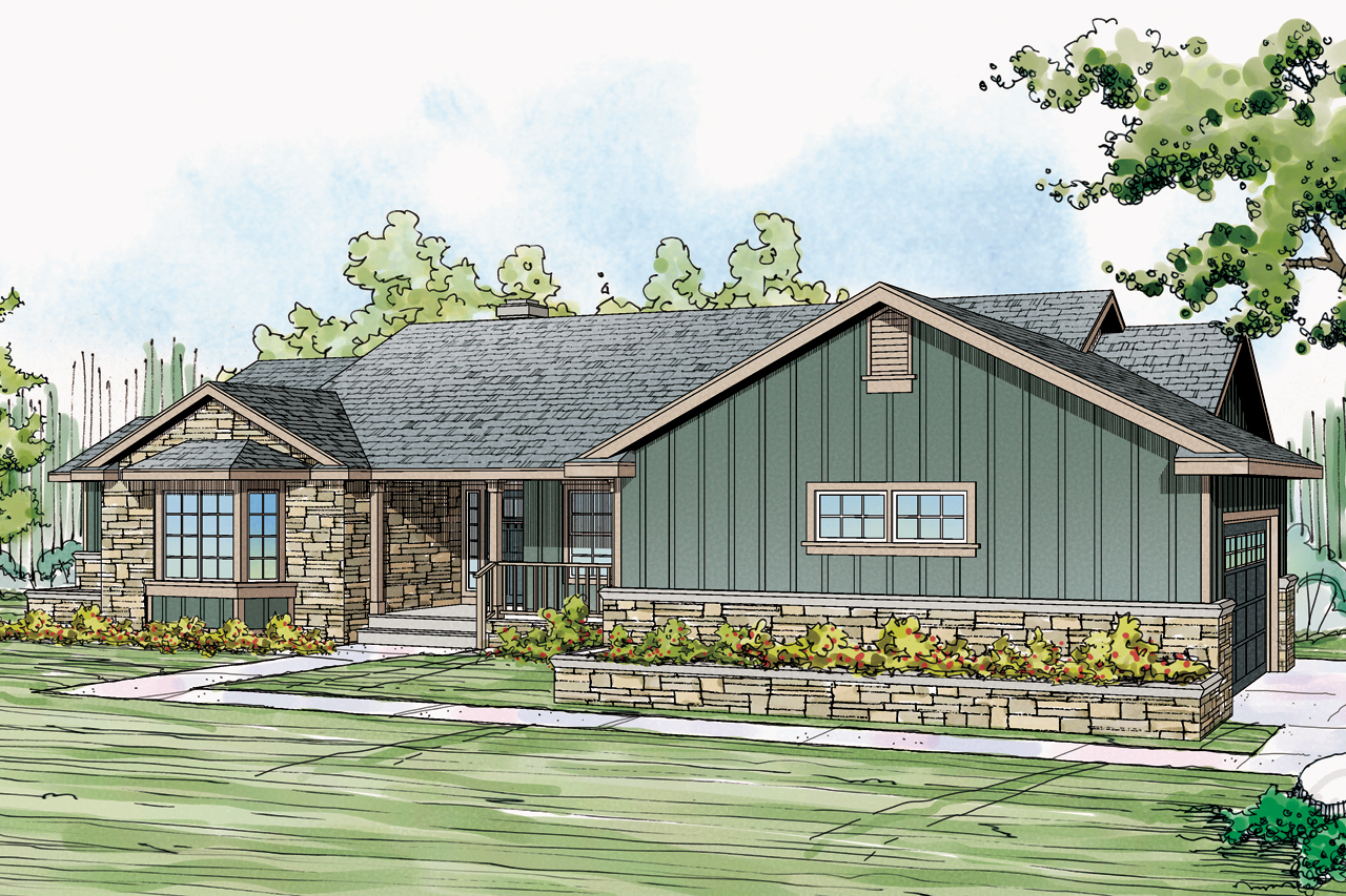 Ranch House Plan, Home Plan, Featured House Plan, Eastport 10-548