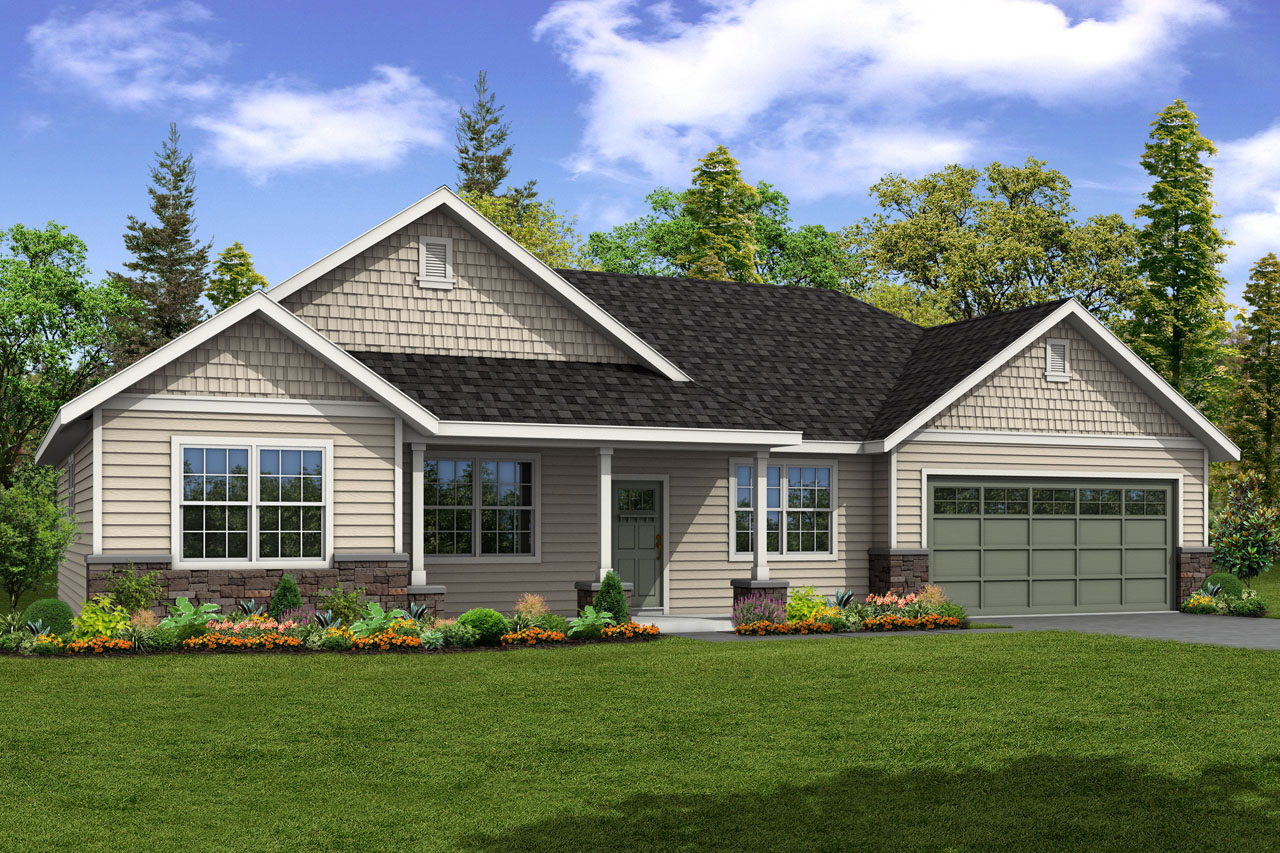 New House Plan, Ranch Home Plan, Hyacinth 31-094