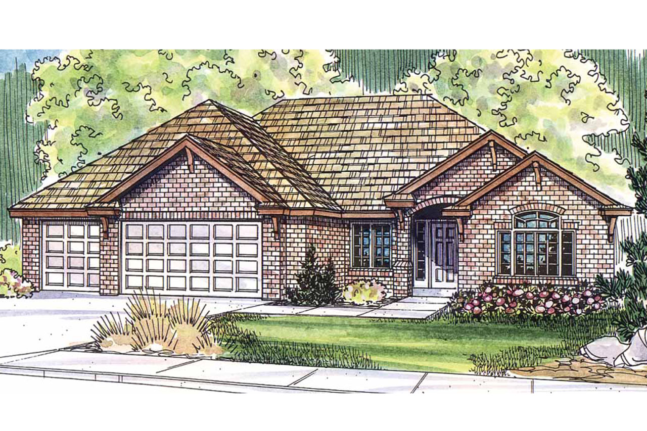 Ranch House Plan, Home Plan, Ryland 30-336