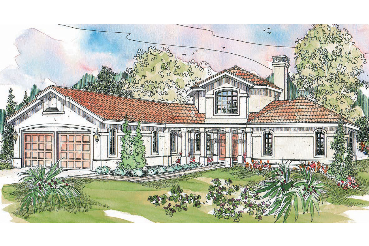 Featured House Plan of the Week, Spanish Style Home Plan, Grandeza 10-136