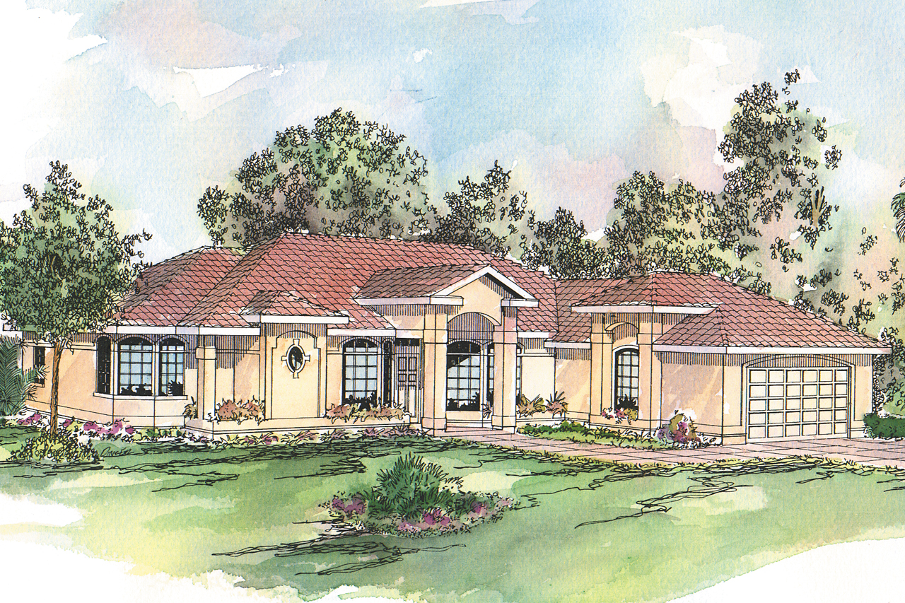 Featured House Plan of the Week, Richmond 11-048, Spanish Home Plan, Southwestern House Plans